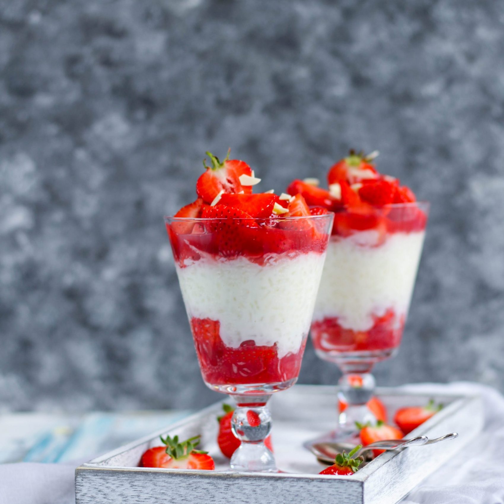Milchreis mit Erdbeeren-2