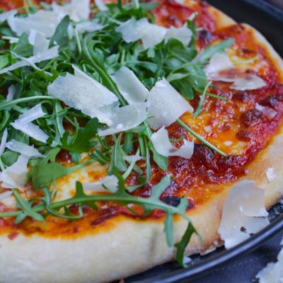 Pizza Rucola mit Lievito madre_9558