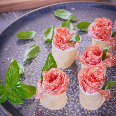 Salami Rosen im Wrap Mantel_-3