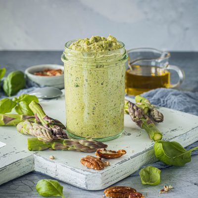 Spargelpesto mit Pekannuss App