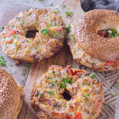 Thunfisch Bagels-2