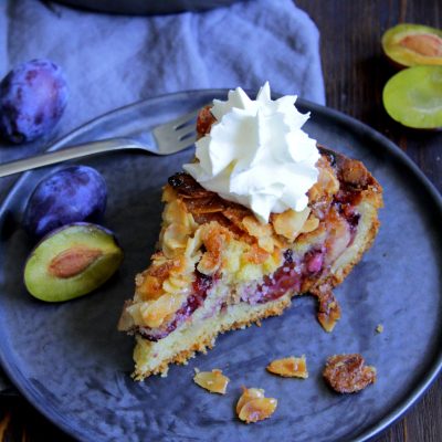 Zwetschgenkuchen mit Mandelknusper6