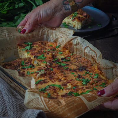 Zwiebelkuchen ohne Boden-2